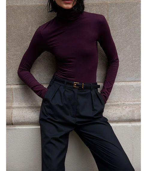 The Turtleneck - Bordeaux